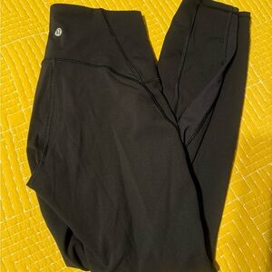 lululemon athletica Black High-Rise Athletic Leggings